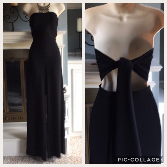 Petrovich & Robinson Pants - Petrovitch & Robinson strapless jumpsuit black 10